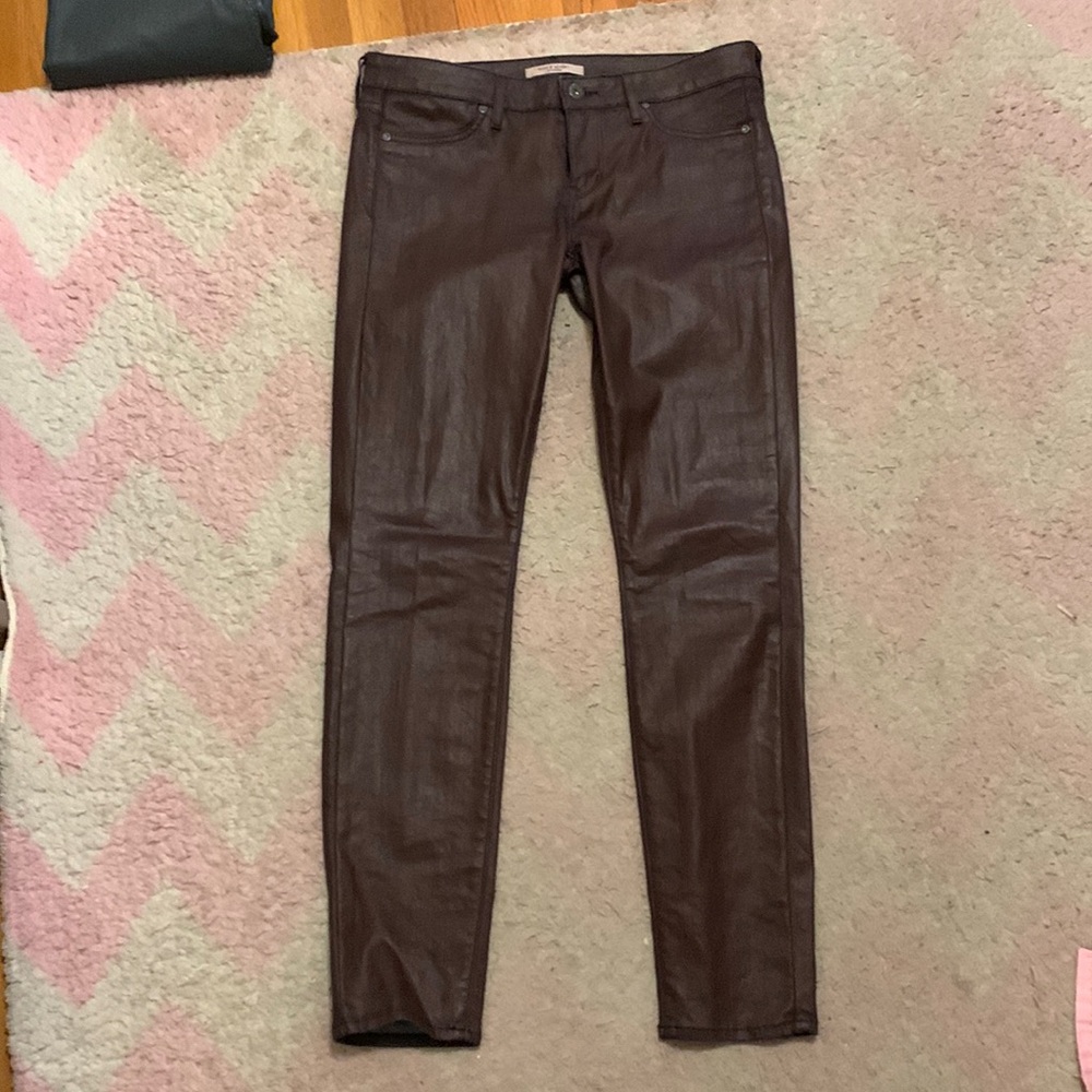 Rich and skinny leather pants women’s